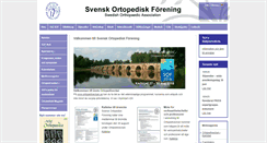Desktop Screenshot of ortopedi.se